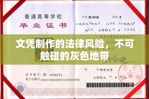 正宁文凭制作的法律风险，不可触碰的灰色地带